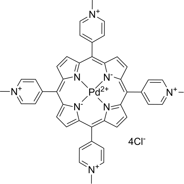 Pd(II)TMPyP tetrachloride (Pd(II)TMPyP (tetrachloride)) 110314-07-3